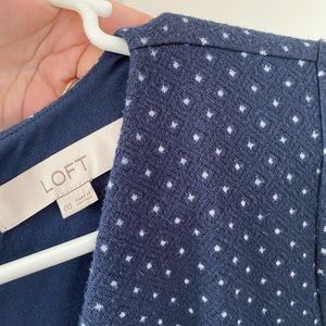 Loft 00 used blue dress